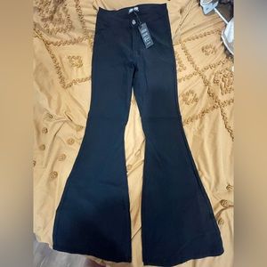 Boutique Jeans Bell Bottom, Sz Large, Black